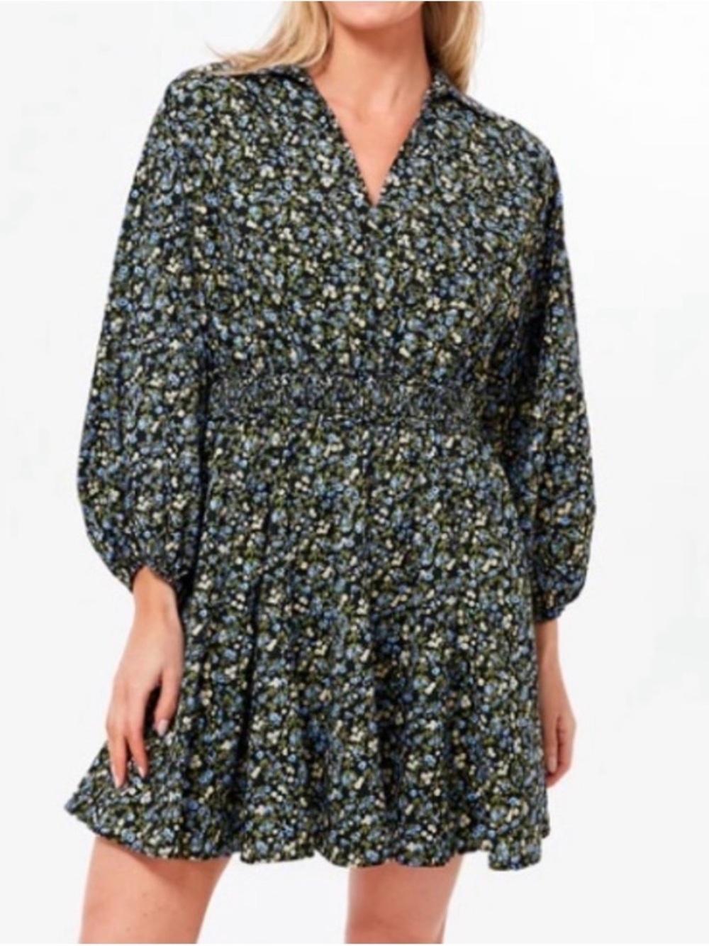Tuckernuck Hyacinth House Floral Belle Cotton Mini Dress S